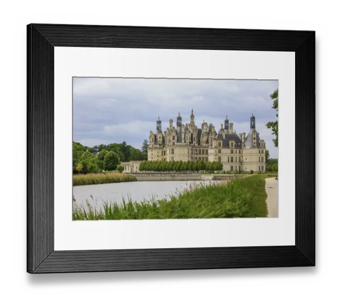 Framed Print : Chateau de Chambord, built in the first half of the 16th century for King Francois I in the Renaissance style Framed Print : Chateau de Chambord, built in the first half of the 16th century for King Francois I in the Renaissance style