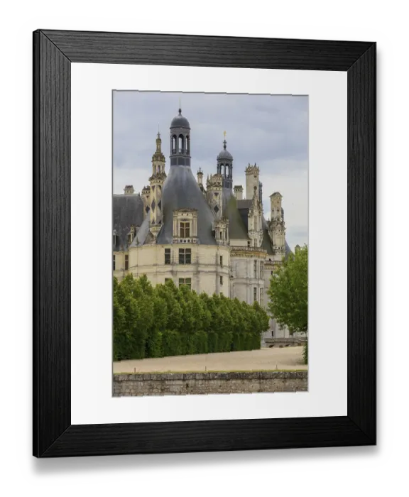 Framed Print : Chateau de Chambord, built in the first half of the 16th century for King Francois I in the Renaissance style Framed Print : Chateau de Chambord, built in the first half of the 16th century for King Francois I in the Renaissance style