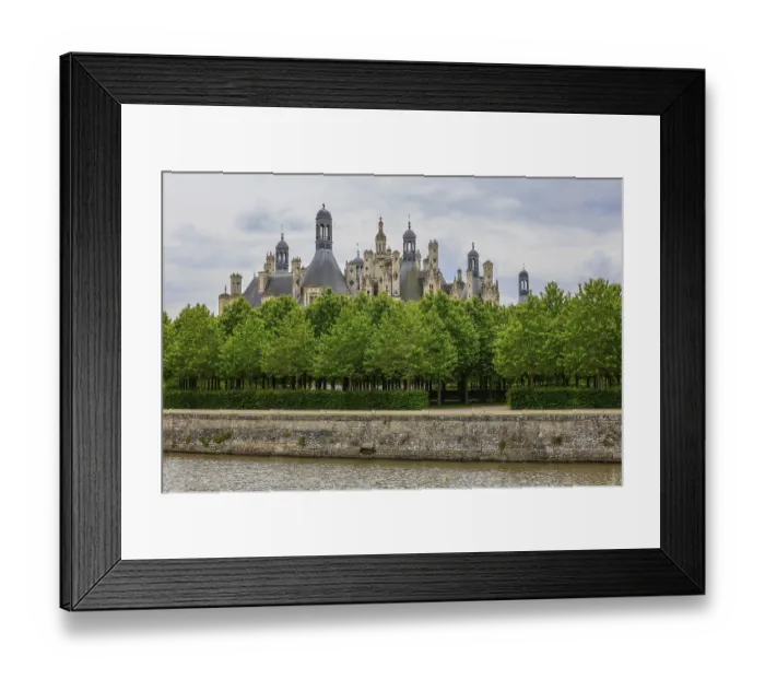 Framed Print : Chateau de Chambord, built in the first half of the 16th century for King Francois I in the Renaissance style
