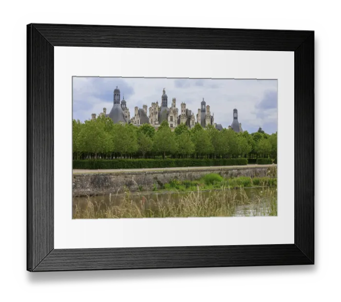 Framed Print : Chateau de Chambord, built in the first half of the 16th century for King Francois I in the Renaissance style