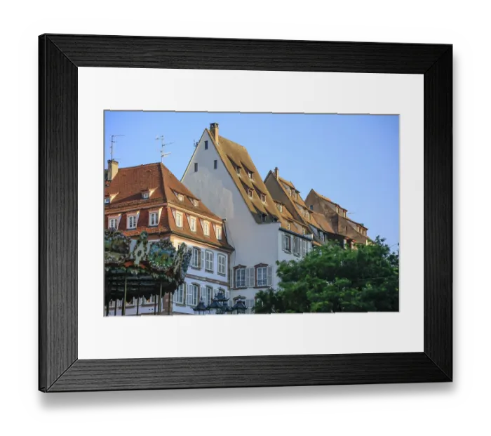 Framed Print : Historic buildings on Place Gutenberg