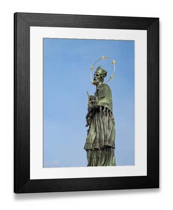 Framed Print : Statue of John of Nepomuk, Charles Bridge Framed Print : Statue of John of Nepomuk, Charles Bridge
