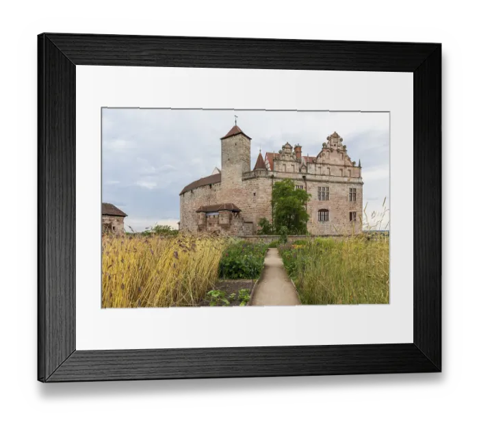 Framed Print : South view of Cadolzburg Castle, Bavaria, Germany Framed Print : South view of Cadolzburg Castle, Bavaria, Germany