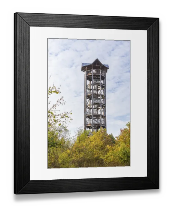 Framed Print : Haselberg tower in the Konigsbrucker Heide Framed Print : Haselberg tower in the Konigsbrucker Heide