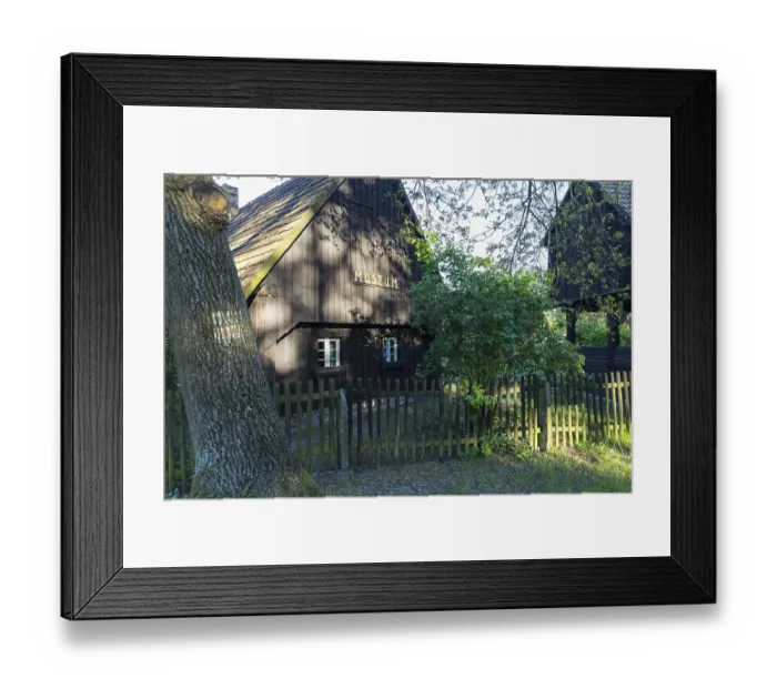Framed Print : Museum building in Erlichthof Rietschen Framed Print : Museum building in Erlichthof Rietschen