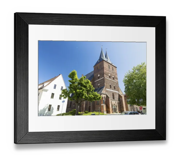 Framed Print : Church of St Peter and Paul, Delitzsch