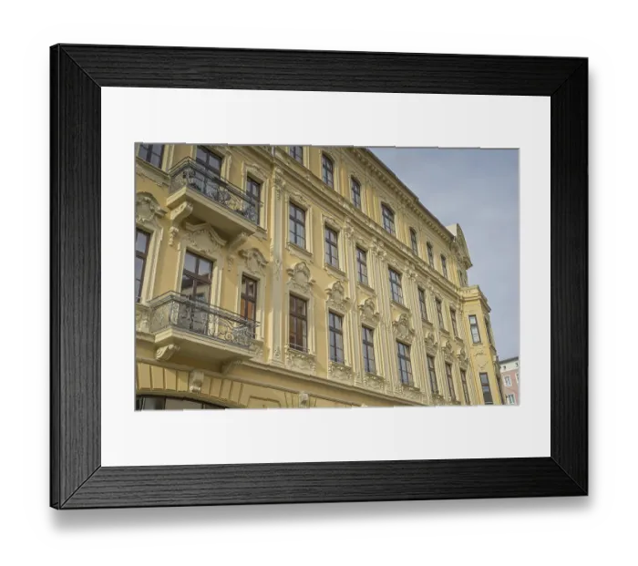 Framed Print : Baroque house Breiter Weg 179, HimmelreichstraBe
