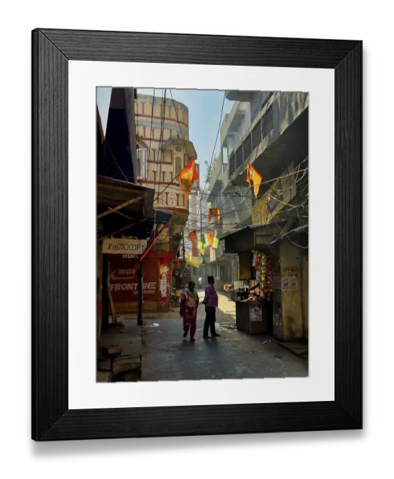 Framed Print : Early morning in the alleys of Amritsar