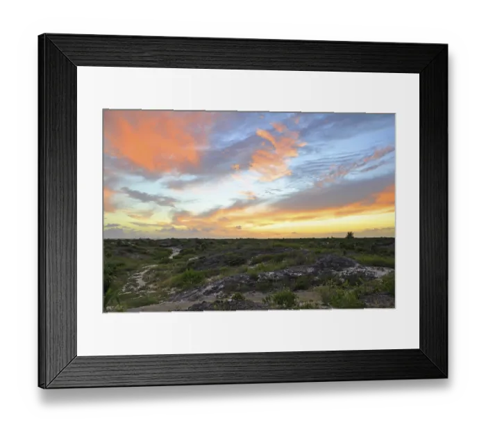 Framed Print : Landscape at sunset, Cuba, Caribbean Framed Print : Landscape at sunset, Cuba, Caribbean
