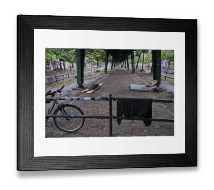 Framed Print : Germany, Berlin, 17.07.2025, rainy day in Prenzlauer Berg