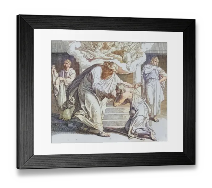Framed Print : Biblical story, The Parable of the Prodigal Son Framed Print : Biblical story, The Parable of the Prodigal Son