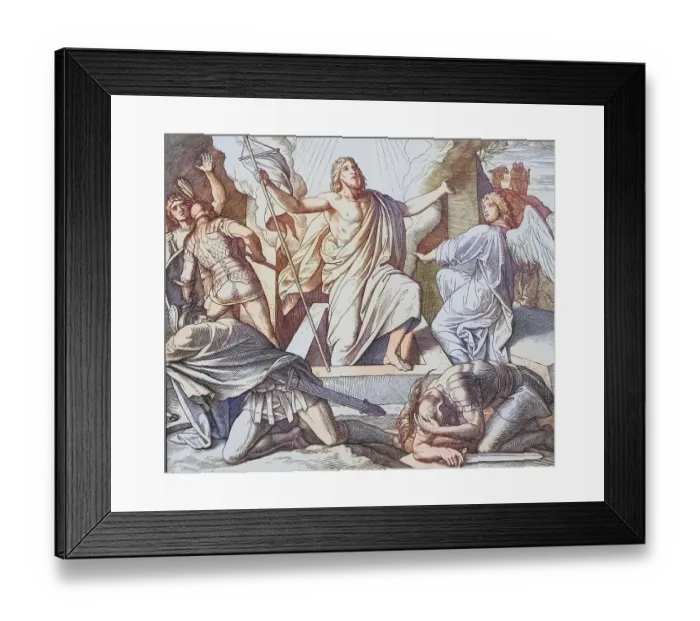 Framed Print : Biblical history, The Resurrection of Christ Framed Print : Biblical history, The Resurrection of Christ