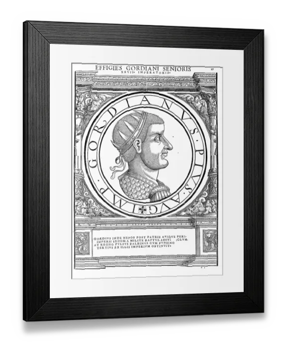 Framed Print : Gordian I (born c)