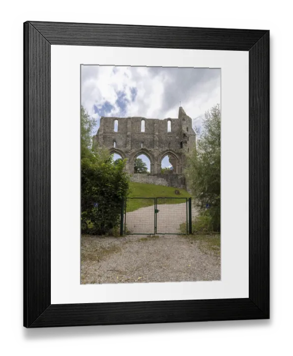 Framed Print : Aulps Abbey, Abbaye d'Aulps - Domaine de Decouverte de la Vallee d'Aulps