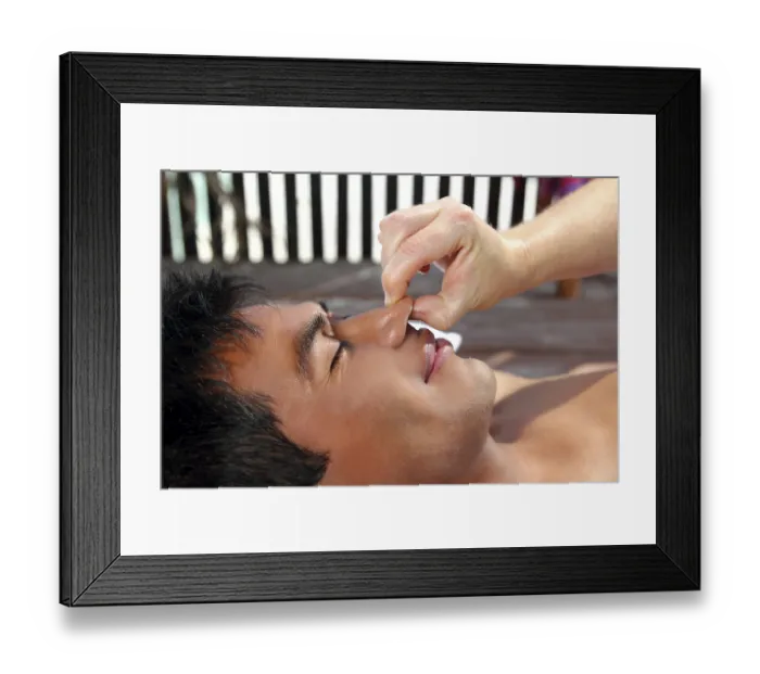 Framed Print : Ancient nose Maya massage mayan therapy latin american indian Framed Print : Ancient nose Maya massage mayan therapy latin american indian