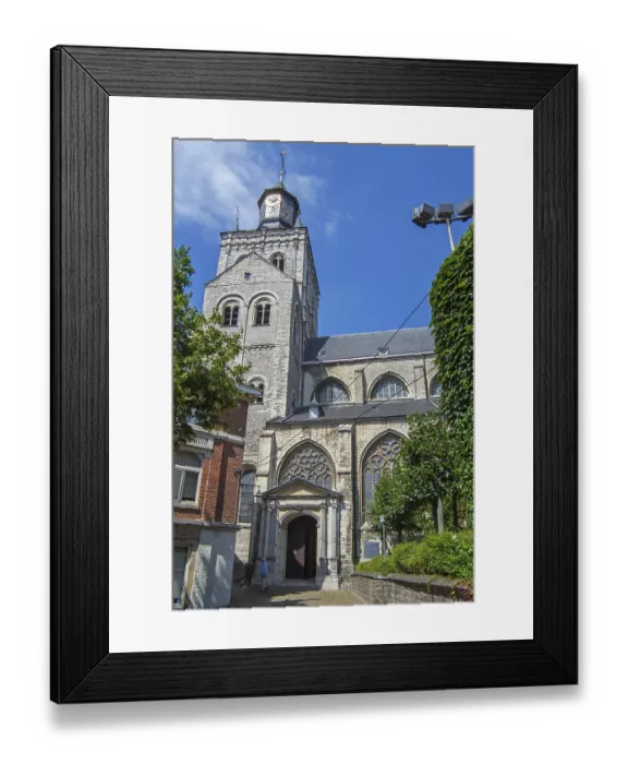 Framed Print : 12th century Romanesque Revival Church of Saint-Germain