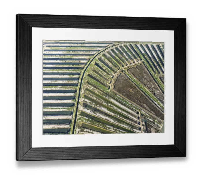 Framed Print : Saline ponds at the salt works of Isla Cristina Framed Print : Saline ponds at the salt works of Isla Cristina