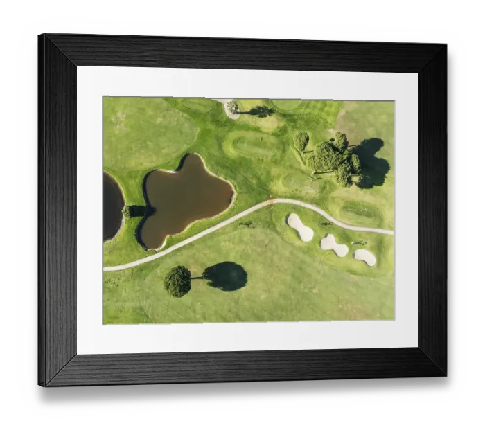 Framed Print : Fairway at the Islantilla Golf Resort