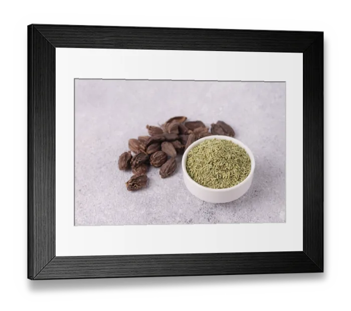 Framed Print : Indian spices and seasonings - cardamom Framed Print : Indian spices and seasonings - cardamom