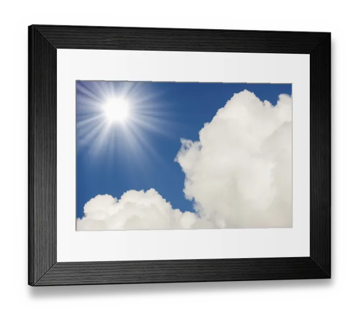 Framed Print : Symbolic image, global warming