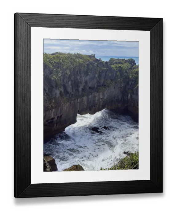 Framed Print : Pancake Rocks in Paparoa National Park