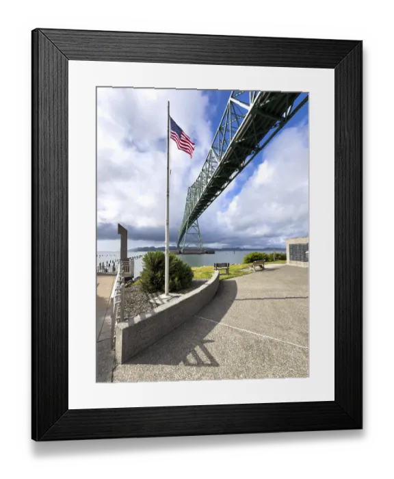 Framed Print : Astoria Megler Bridge on the Columbia River