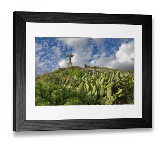 Framed Print : Statue of Christ, Statue of Cristo Rei