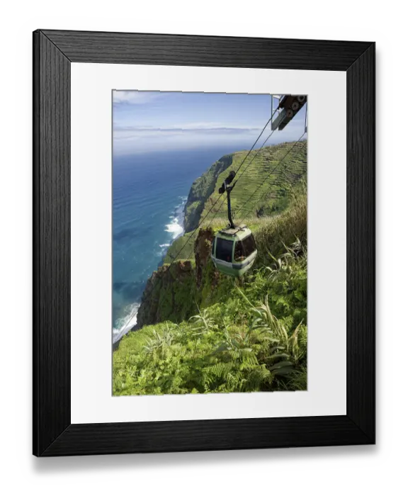 Framed Print : Steepest cable car in Achadas da Cruz Framed Print : Steepest cable car in Achadas da Cruz