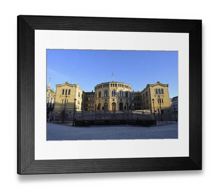 Framed Print : Norwegian Parliament Storting, Oslo Framed Print : Norwegian Parliament Storting, Oslo