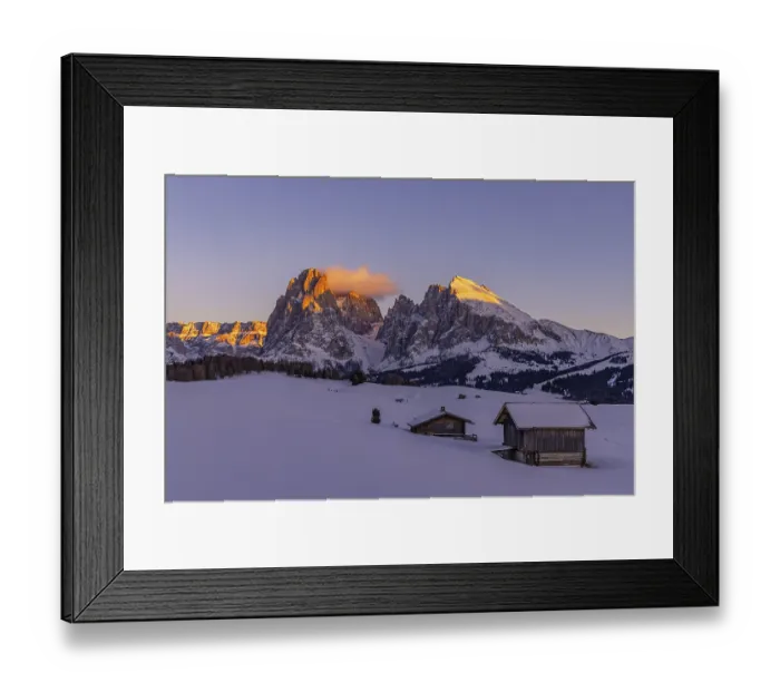 Framed Print : Evening light on the Seiser Alm Framed Print : Evening light on the Seiser Alm