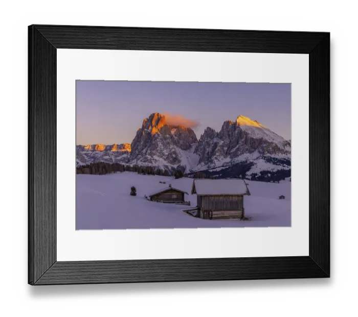 Framed Print : Evening light on the Seiser Alm Framed Print : Evening light on the Seiser Alm