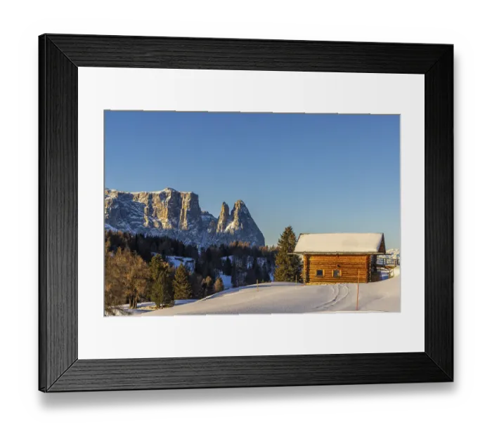 Framed Print : Sunrise on the Seiser Alm, South Tyrol, Italy Framed Print : Sunrise on the Seiser Alm, South Tyrol, Italy