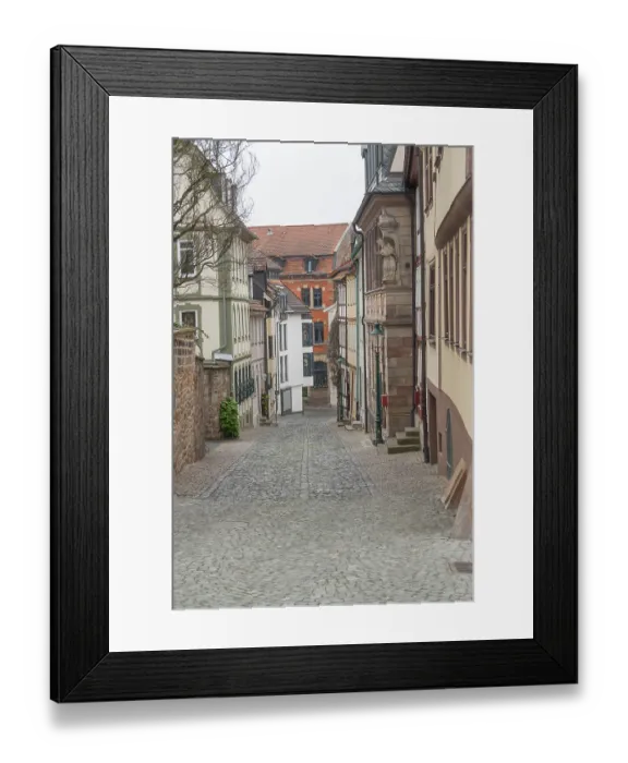 Framed Print : Architectural detail in Fulda, a city in Hesse
