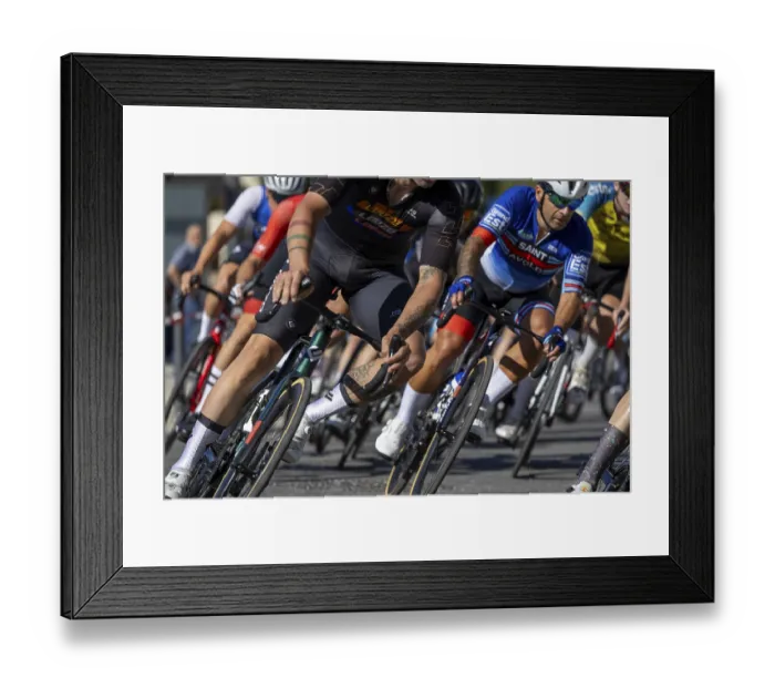 Framed Print : 42nd Kerwe cycle race in Mutterstadt