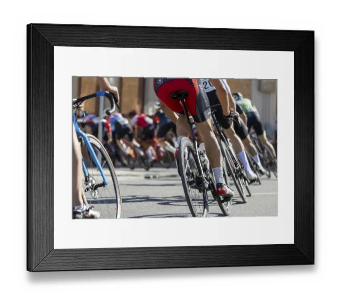 Framed Print : 42nd Kerwe cycle race in Mutterstadt
