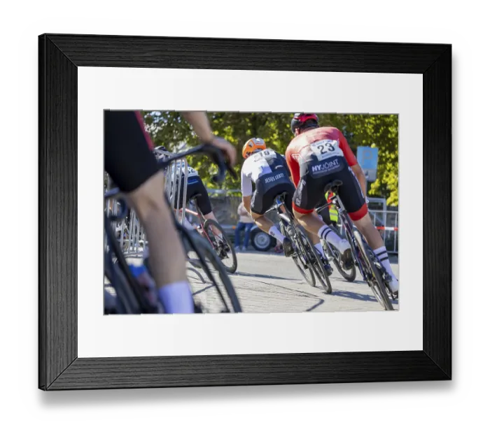 Framed Print : 42nd Kerwe cycle race in Mutterstadt