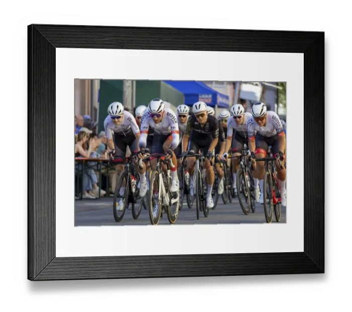 Framed Print : 42nd Kerwe cycle race in Mutterstadt