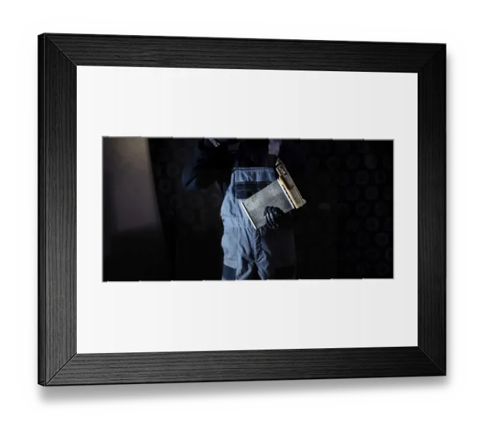 Framed Print : Beekeeper holding a honeycomb frame Framed Print : Beekeeper holding a honeycomb frame