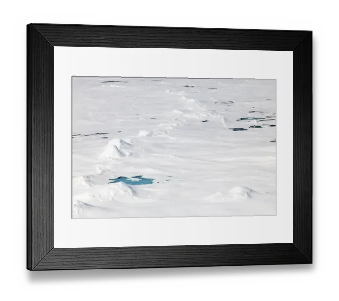 Framed Print : Sea ice at the ice edge, 82nd parallel