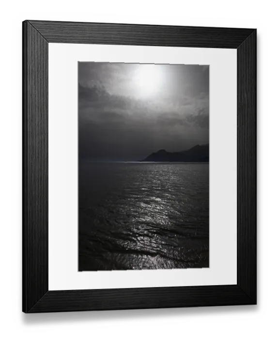 Framed Print : Sunset on the beach of Plakias