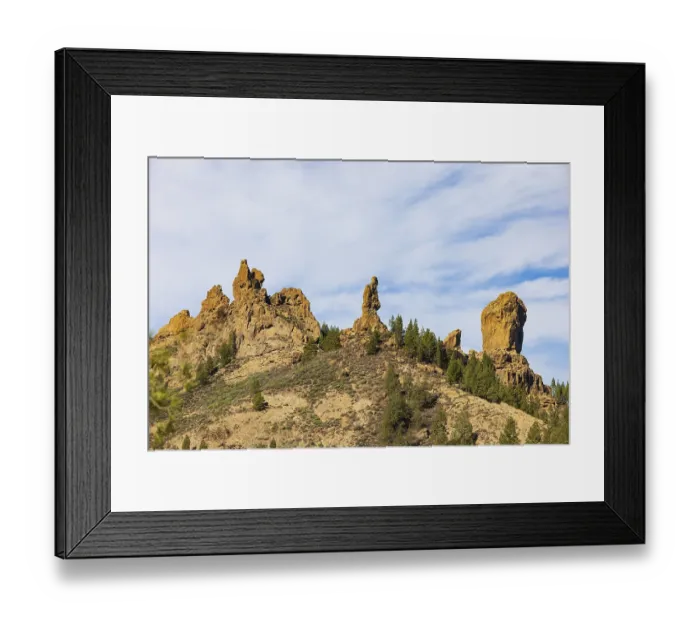 Framed Print : Rural del Nublo nature park Park Framed Print : Rural del Nublo nature park Park
