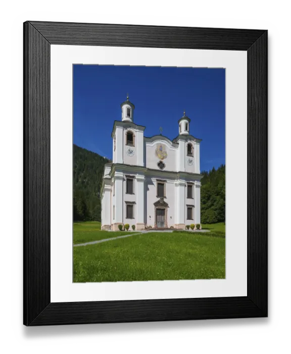 Framed Print : Maria Kirchental pilgrimage church Framed Print : Maria Kirchental pilgrimage church