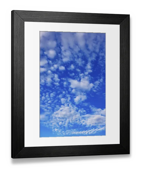 Framed Print : Cloudscape of altocumulus clouds Framed Print : Cloudscape of altocumulus clouds