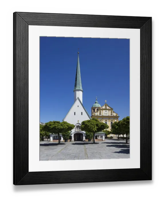 Framed Print : Chapel of Grace and St Magdalene's Church on Kapellplatz