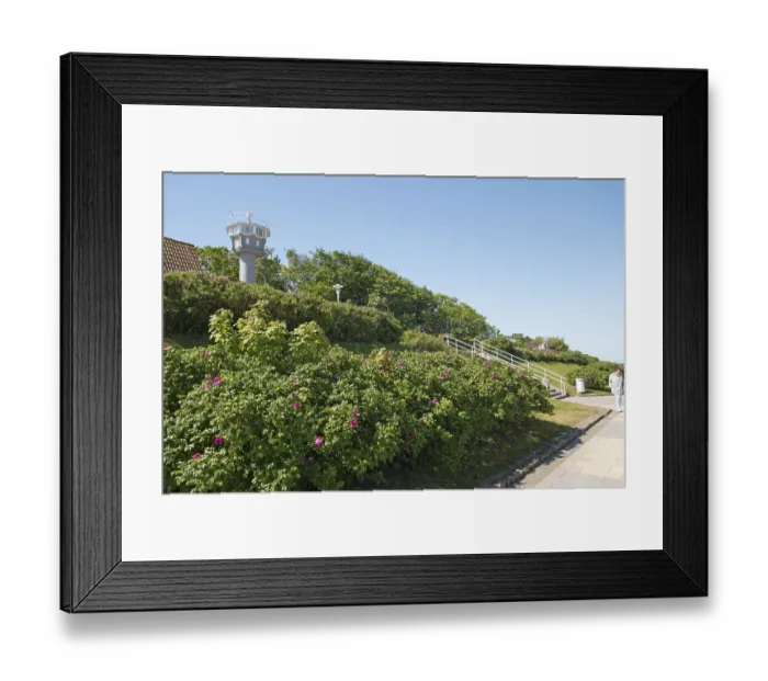 Framed Print : Border observation tower, Ostseeallee Framed Print : Border observation tower, Ostseeallee