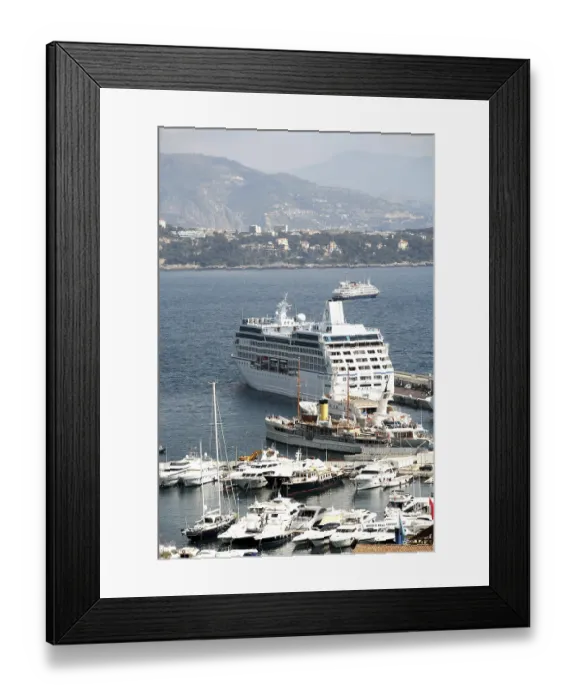 Framed Print : Luxurious ship, MS Nautica, cruise ship