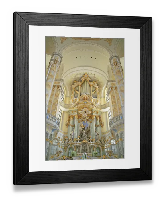 Framed Print : Interior, Architecture, Church of Our Lady