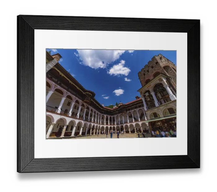 Framed Print : Rila Monastery, the largest Eastern Orthodox monastery in Rila Mountains Framed Print : Rila Monastery, the largest Eastern Orthodox monastery in Rila Mountains
