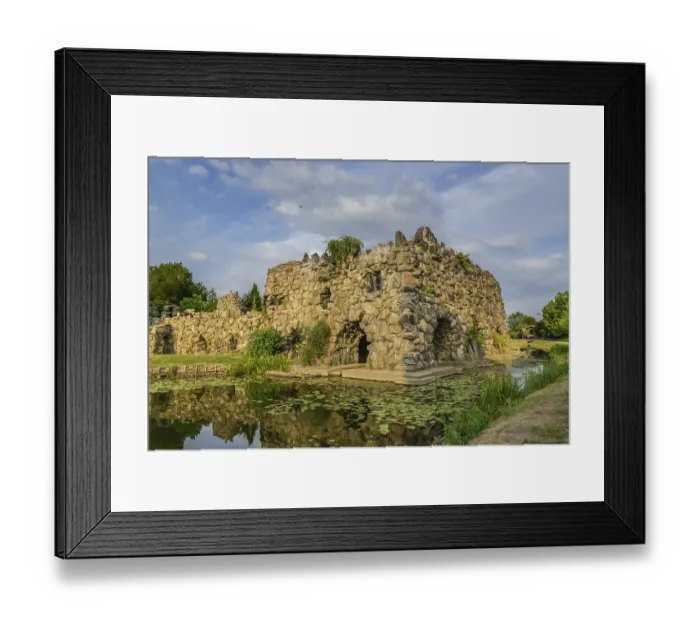Framed Print : Rock Island, Worlitz Garden Kingdom