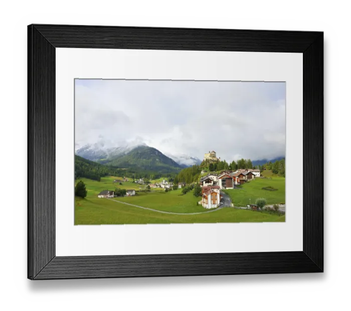 Framed Print : Tarasp Fontana